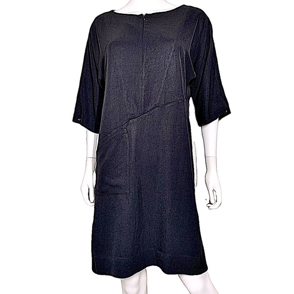 BABETTE SF Vintage Black Shift Dress Size Small - Picture 3 of 5